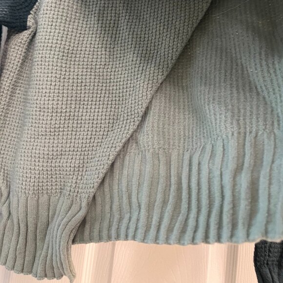 Madewell *Eastbrook* Colorblock Turtleneck | Cross-Back | XXS Cotton-Merino Yarn - Picture 9 of 13